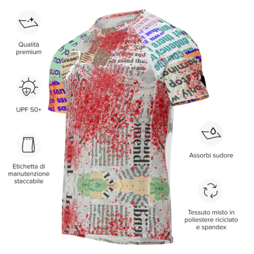 All-over print men’s rash guard - Imagen 4