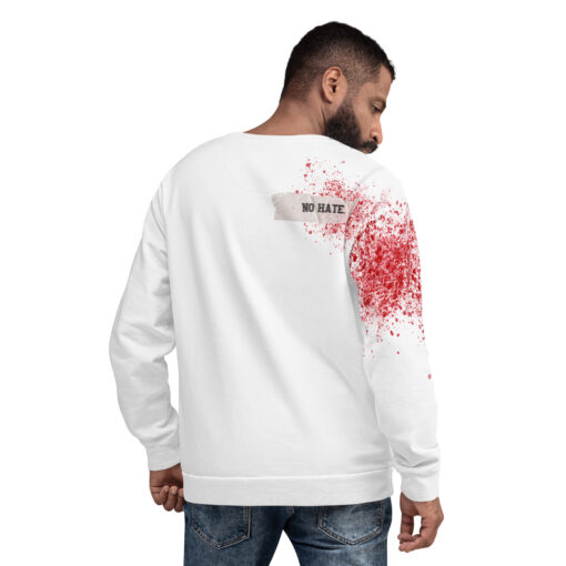 NO HATE Unisex Sweatshirt - Imagen 5