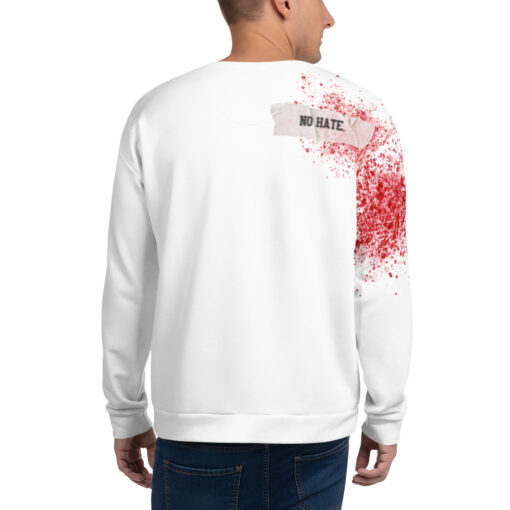 NO HATE Unisex Sweatshirt - Imagen 8