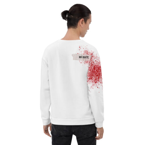 NO HATE Unisex Sweatshirt - Imagen 9