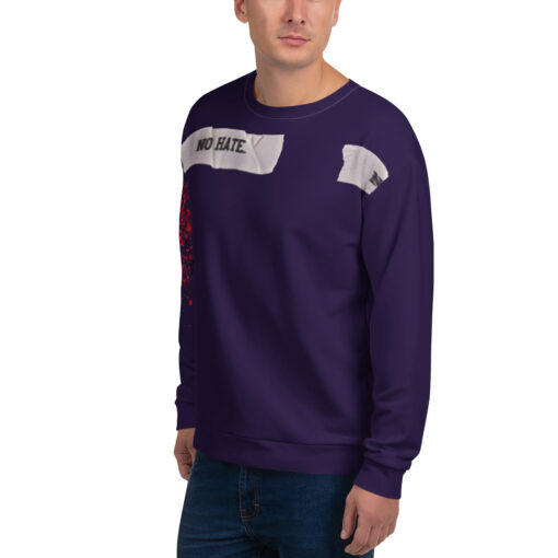 NO HATE Unisex Sweatshirt - Imagen 16