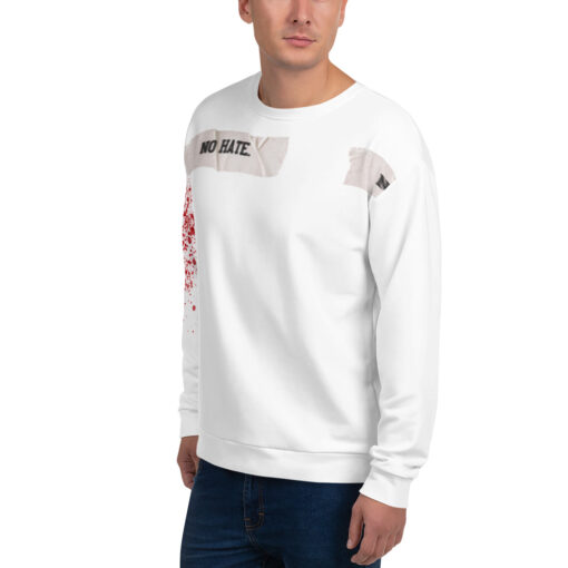 NO HATE Unisex Sweatshirt - Imagen 7