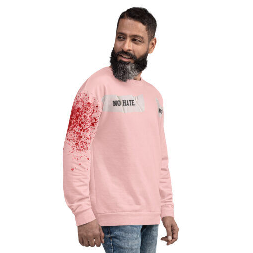 NO HATE Unisex Sweatshirt - Imagen 2