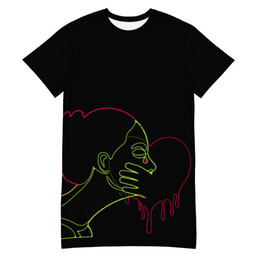 NO HATE; JUST LOVE T-shirt dress