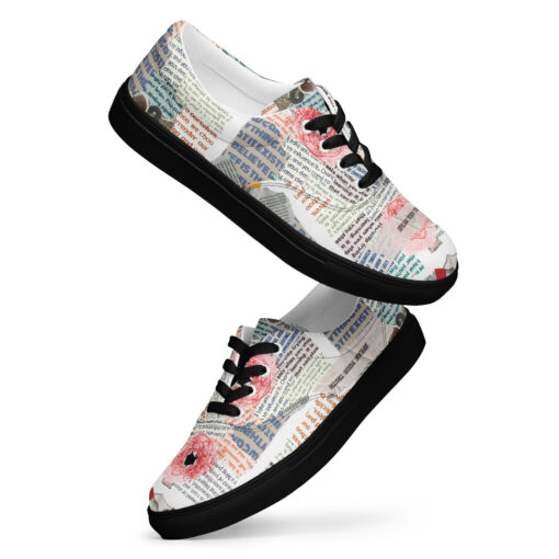 Men’s lace-up canvas shoes - Imagen 10