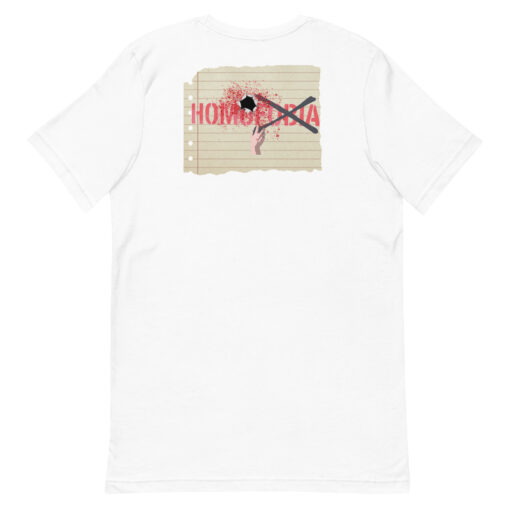 STOP HOMOPHOBIA Unisex staple eco t-shirt - Imagen 23