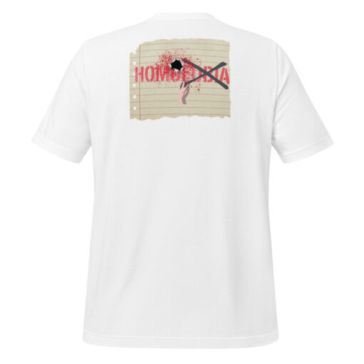 STOP HOMOPHOBIA Unisex staple eco t-shirt - Imagen 24