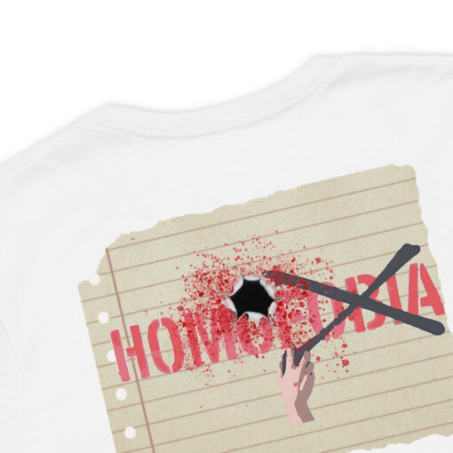 STOP HOMOPHOBIA Unisex staple eco t-shirt - Imagen 21