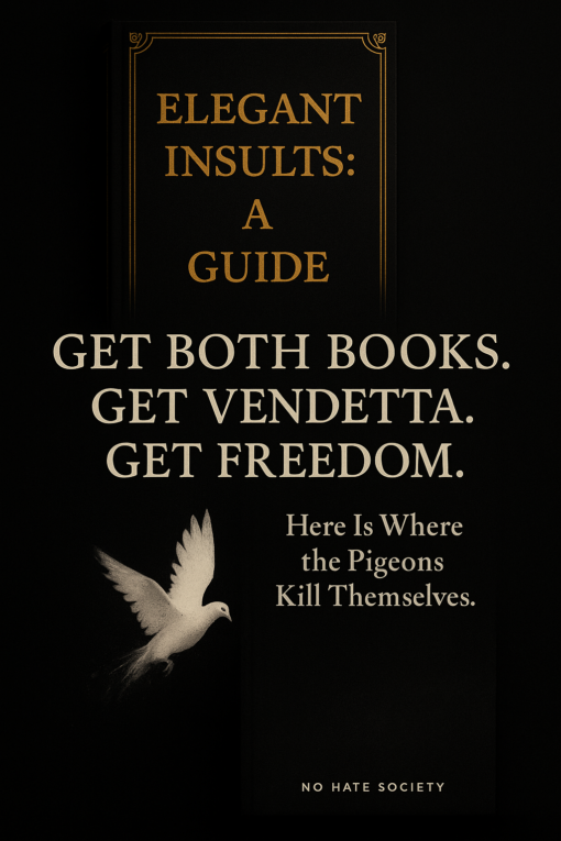 Elegant Insults + Where the Pigeons Kill Themselves (ENG)